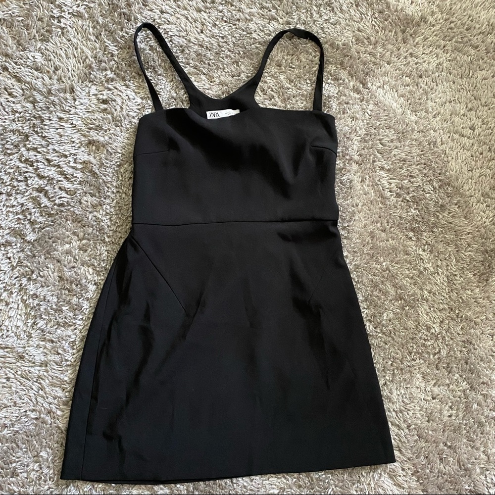 Zara Strappy Mini Dress with Criss Cross back
